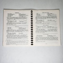 1983 Shaddox Family Cookbook Recipes Collection 8.5 x 11in Spiral Typed Heritage
