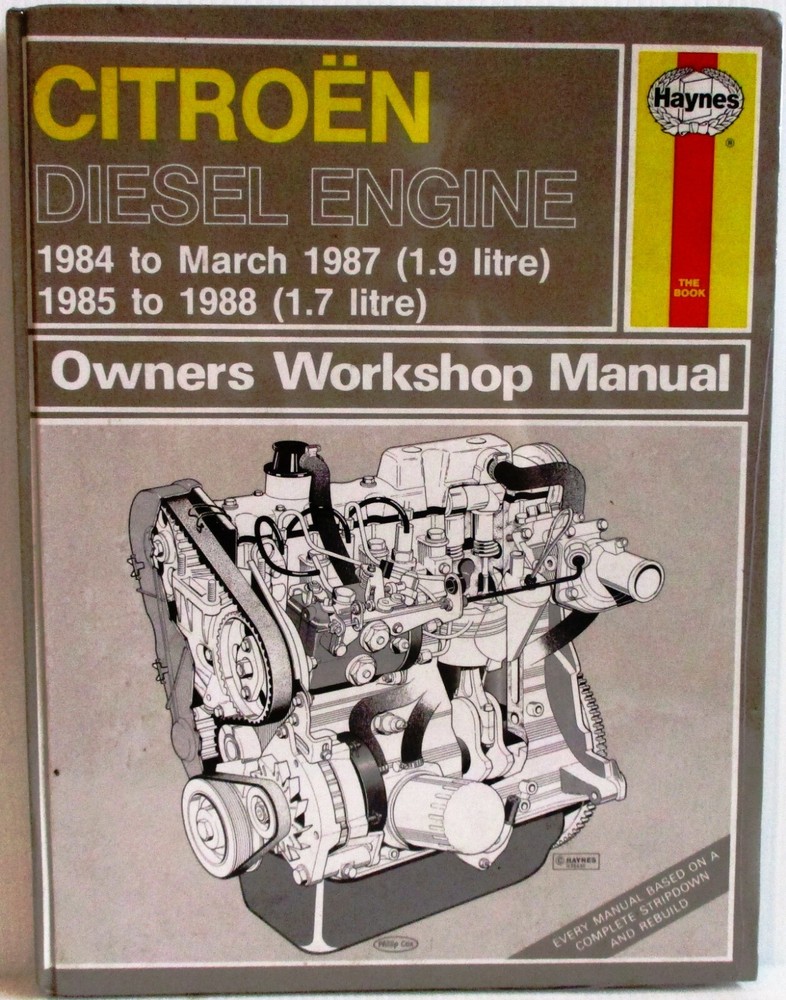 Haynes – Citroen Diesel Engine 1.9 & 1.7 Litre – Owners Workshop Manual – Used