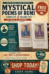 Mystical Poems Of Rumi Vol 1 And 2 Set Paperback Jalal Al Din Rumi Arberry New
