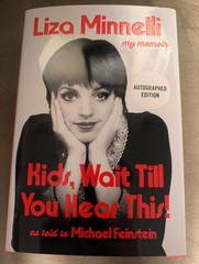 LIZA MINNELLI SIGNED AUTOGRAPHED KIDS WAIT TIL YOU HEAR HC 1ST EDITION BOOK