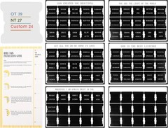 Black Bible Tabs for Men – Paper Index Tabs for Scripture Study & Chapter Marker