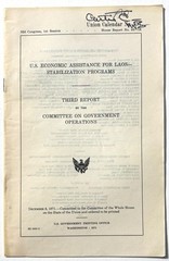 Congressional Subcommittee Hearings and Reports – Vietnam/Indochina
