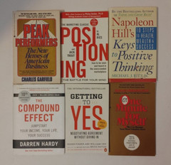 RANDOM Mix Lot of 7 Business Management Finance Leadership Marketing Book Bundle