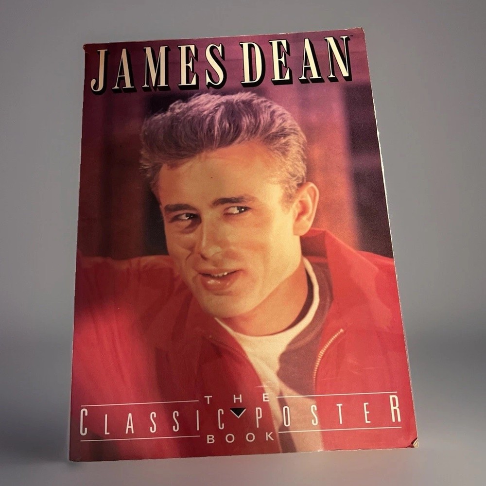 JAMES DEAN THE CLASSIC POSTER BOOK – Includes 6 Photographs and Poster Reprints