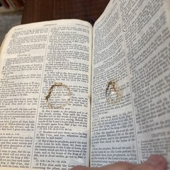 VTG 1973 Holy Bible New Analytical Edition Dickson KJV Moroccan Leather DAMAGED