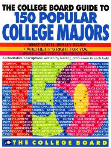 The College Board Guide to 150 Popular College Majors – Paperback – VERY GOOD