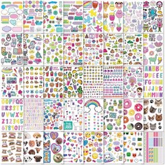 Diverse 1000+ Assorted Stickers for Kids – Scrapbooking, Planners & Fun Rewards