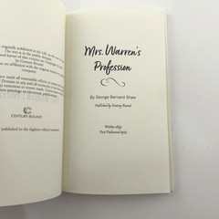 MRS. WARREN’S PROFESSION George Bernard Shaw Century Bound PB 2023