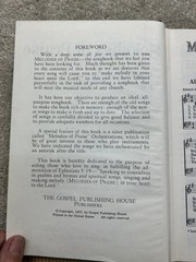Melodies of Praise 1957 Gospel Publishing House Hymnal Songbook Hardcover