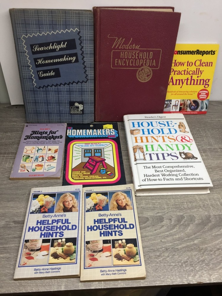 Modern Household Encyclopedia lot Deluxe Edition Vintage Homemaking Guide