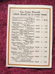 New VICTOR RECORDS Nov 1915 Supplement Ralph Bingham RASTUS Victrola CATALOG