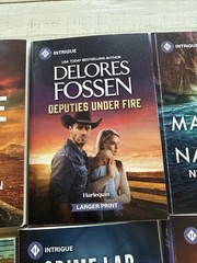 Harlequin Intrigue Larger Print Mystery Suspense Paperback Lot of 12 SC Books