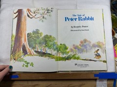The Tale of Peter Rabbit Beatrix Potter 1974 6th Printing Rod Ruth Golden Press
