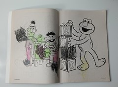 Sesame Street 123 Play With Me Jumbo Coloring Activity Book 2 Pages Used 2018