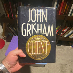 John Grisham The Client Hardcover Signed Inscribed Novel w/Dust Jacket