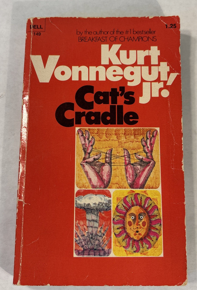 Cat’s Cradle Kurt Vonnegut Jr 1973 Dell 28th Printing Vintage Sci-Fi Paperback