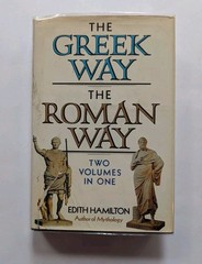 Greek Way Roman Way Edith Hamilton 1986 Bonanza Books Hardcover Omnibus Edition