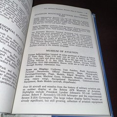 Vintage 1989 U.S. Military Museums, Historic Sites &Exhibits- Bruce D. Thompson