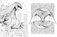 Godzilla: The Official Coloring Book, Titan, Excellent Book