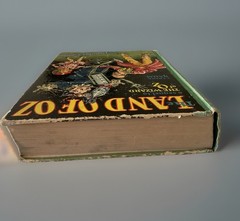 The Land of Oz Hardcover Book L Frank Baum 1939 Reilly Lee Popular Edition VTG