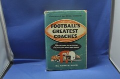 Football’s Greatest Coaches by Edwin Pope 1955 Hardcover Good
