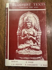 Buddhist Texts through the Ages – Conze, Horner, Snellgrove, Waley HC/DJ 1954