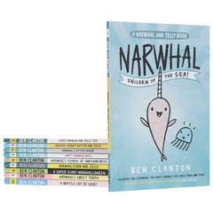 Narwhal and Jelly Series By Ben Clanton 10 Books Collection Set – Ages 4-8 – PB