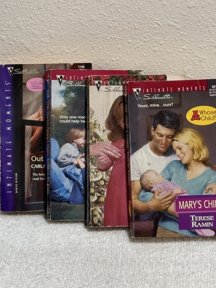 Silhouette Intimate Moments Series Lot 4 Paperback Books