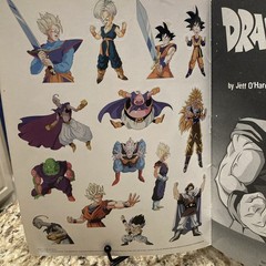 2002 Dragonball Z Extreme Paperback J. O’Hare Paperback w/Glow in Dark Stickers