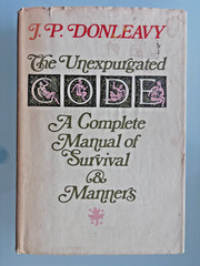 JP Donleavy The Unexpurgated Code 1975 1st Edition & Printing Hard Cover G/VG