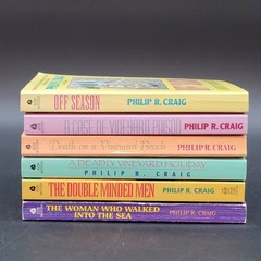 Lot of 6 Philip R Craig A Martha’s Vineyard Mystery PB Novels Multiple Titles