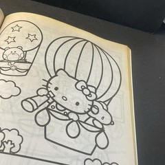 SANRIO Hello Kitty Coloring Book And Activity Bendon 2014 With 3 Pages Colored