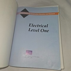 NCCER Electrical Trainee Guide, Level 1 2000 revision paperback