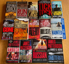 James Patterson MICHAEL BENNETT Series Complete 1-14 Book Set Paperback Lot