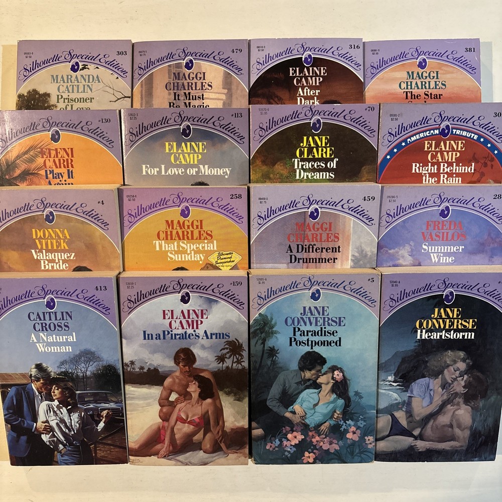 Silhouette Special Edition Book Lot 80s (16) F48
