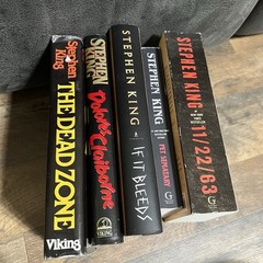 Lot of 5 Stephen King Horror Hardback Paperback Books Mix