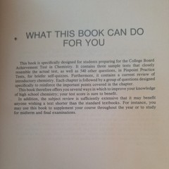 College Board Achievement Test in Chemistry – Lawrence Solomon (1985, PB)