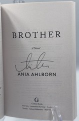 ANIA AHLBORN BROTHER SIGNED AUTOGRAPHED PAPERBACK BOOK HORROR