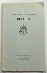 The Turnbull Library Record 5/76 New Zealand History Bibliography