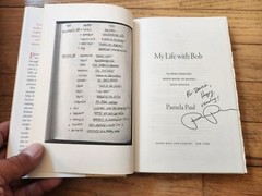 Pamela Paul SIGNED My Life With Bob 2017 First Edition Hardcover COA