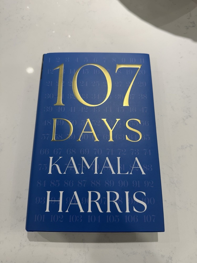 New Kamala Harris | 107 Days SIGNED Hardcover Book | In Hand Autographed