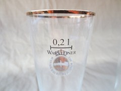 Warsteiner (Warstein) – Set of 2 – German Beer Glasses 0.2 Liter – „Tulip” – NEW