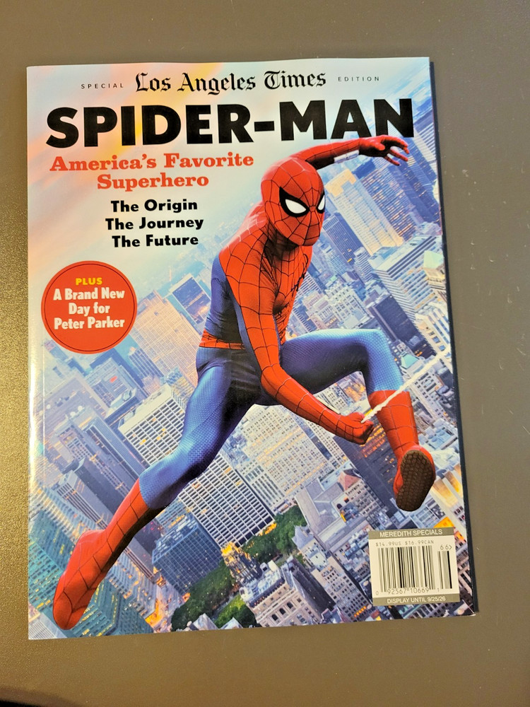 Spiderman Magazine -Special Edition by Los Angeles Times – Favorite Superhero