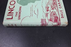 Lincoln The Unknown Dale Carnegie 1932 First Edition Award Biography HC Signed