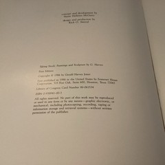 Taking Stock: Paintings and Sculpture by G. Harvey First Edition