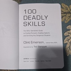 Clint Emerson 100 Deadly Skills SEAL Operative’s Guide TPB Touchstone 2015 Illus