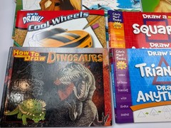 Lot 15 Drawing Books for Kids How to Draw Sketch ART Teacher Animals Horses Cars