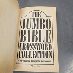 The Jumbo Bible Crossword Collection Over 400 Pages Religious Mental Exercise