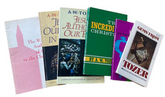 6 Lot A. W. Tozer – Jesus Our Man in Glory, Deeper Life, Incredible Christian