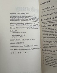 Dictionary of the Tarot Bill Butler 1975 Book Symbolism Cards Unconscious Mind